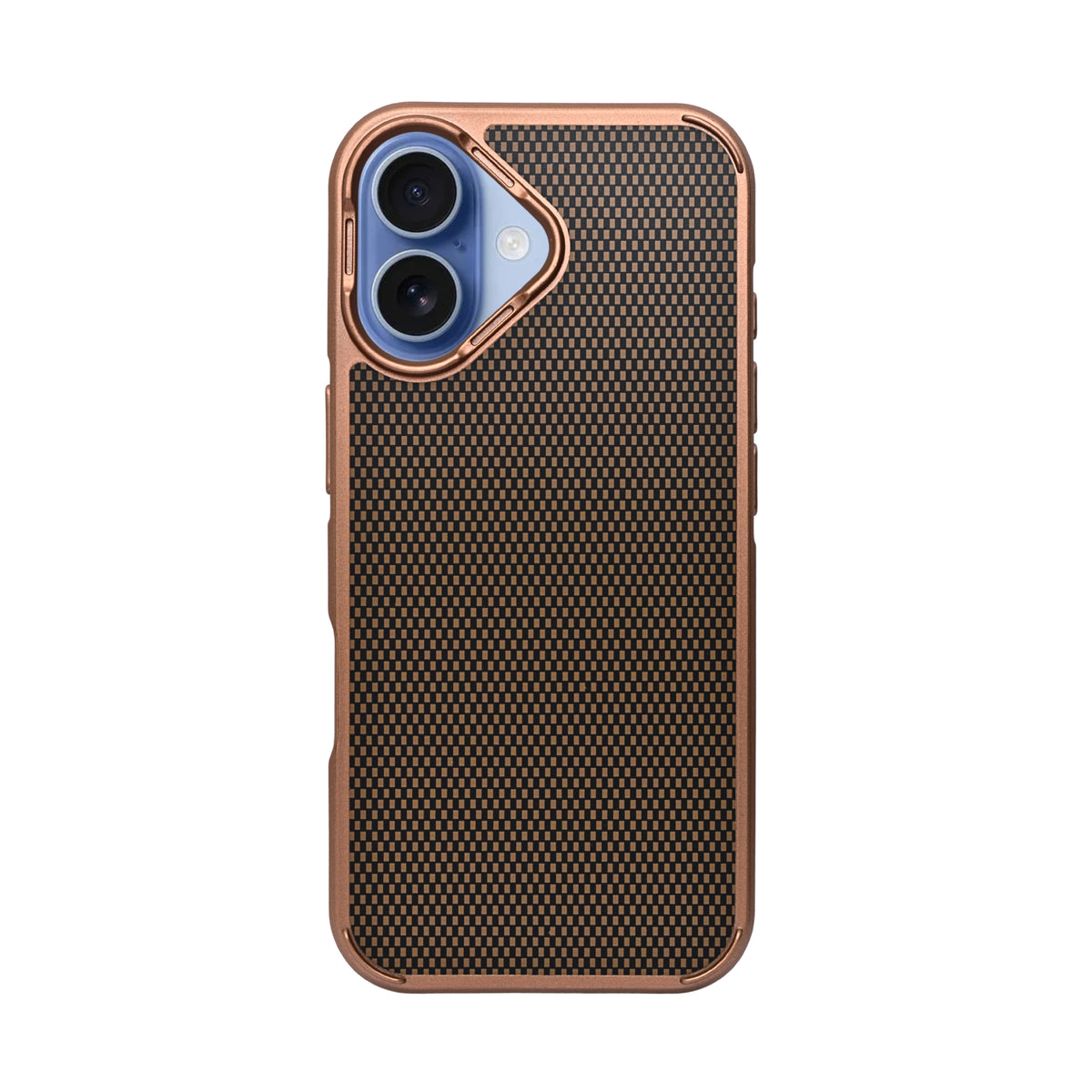 Geometric Carbon Fiber Texture Phone Case for iPhone 17