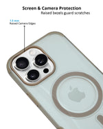 Transparent MagSafe Case with Shockproof Protection for iPhone 16 Pro