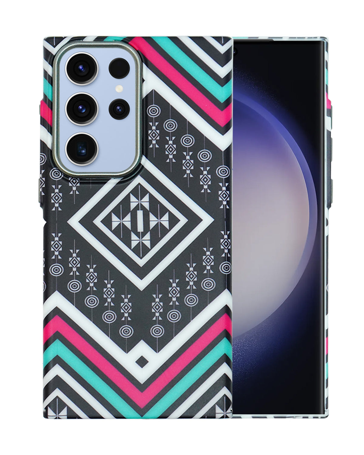 Vibrant Ethnic Pattern Case for Samsung S23 Ultra – Full Protection with Slim Design