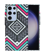 Vibrant Ethnic Pattern Case for Samsung S23 Ultra – Full Protection with Slim Design