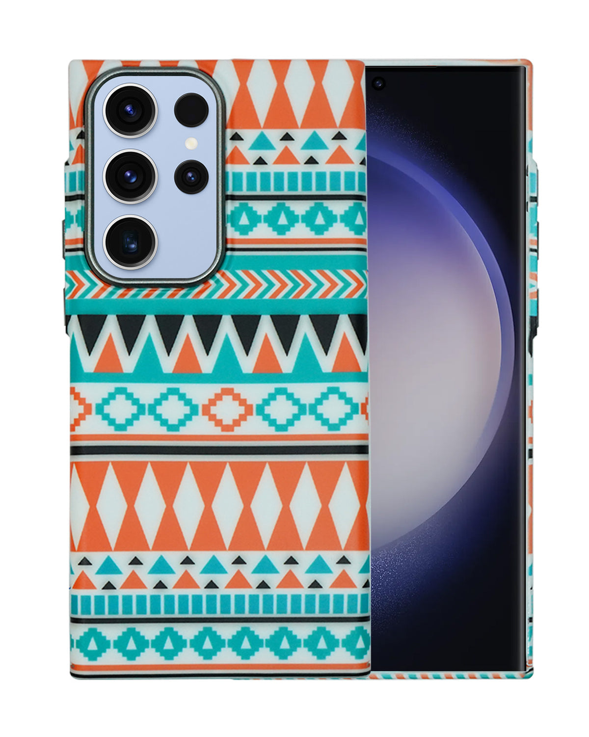 Vibrant Ethnic Pattern Case for Samsung S23 Ultra – Full Protection with Slim Design