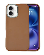 Luxury Leather MagSafe Case with Smooth Texture for iPhone