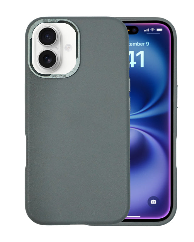 Luxury Leather MagSafe Case with Smooth Texture for iPhone