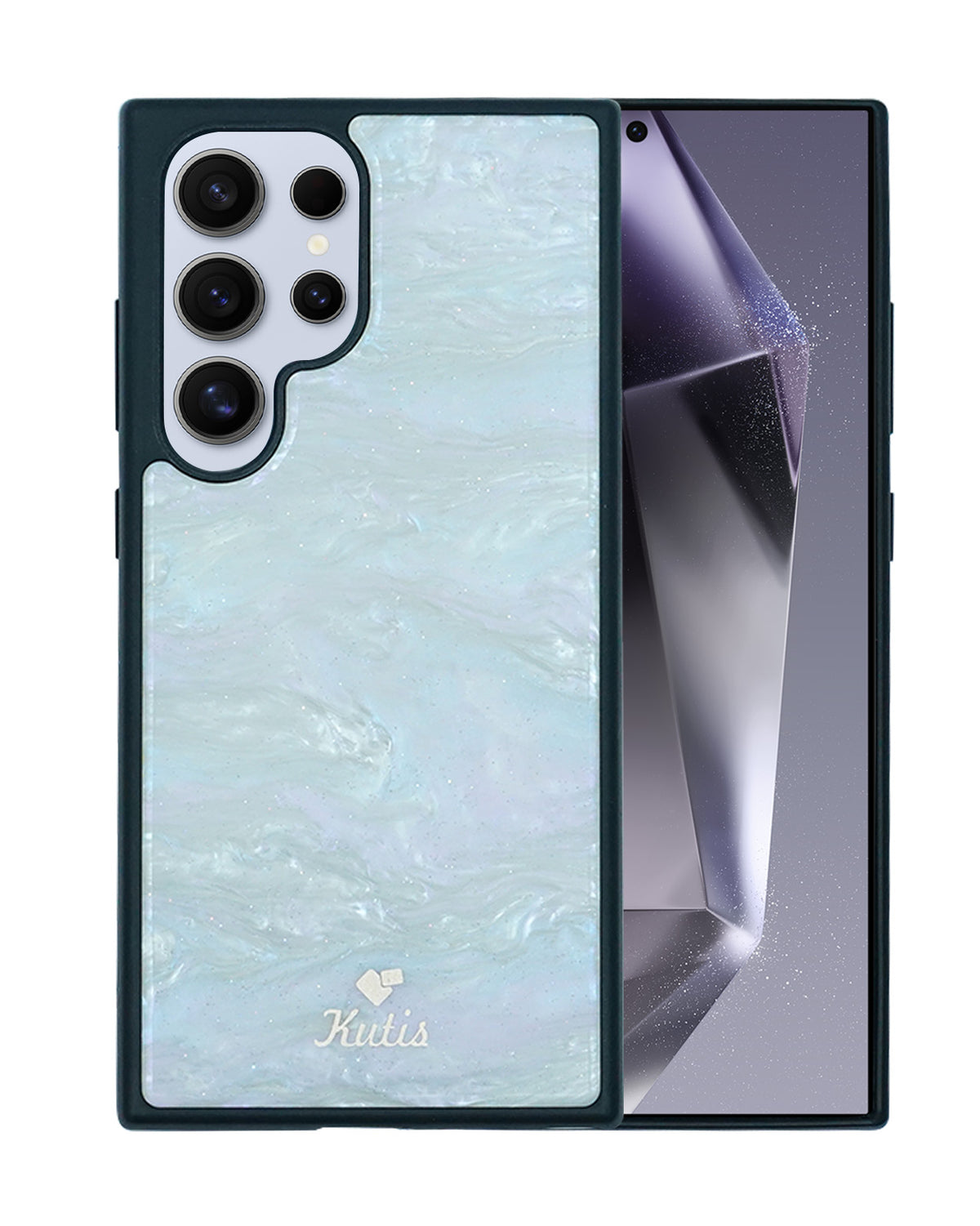 Kutis Premium Marble-Style Case for Samsung Galaxy S24 Ultra - Sleek & Elegant Protection