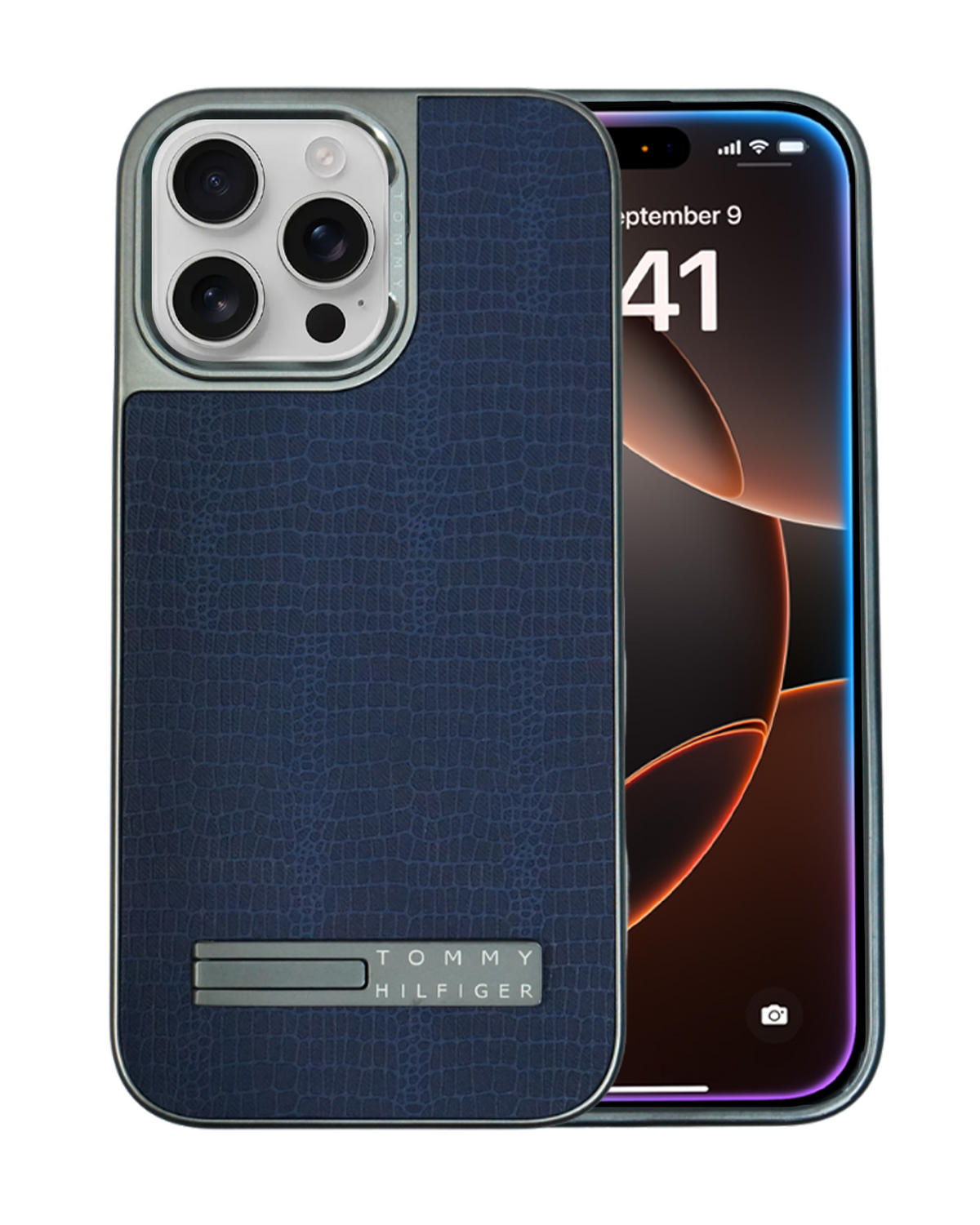 Tommy Hilfiger Premium Protection and Timeless Elegance Leather Case for iPhone