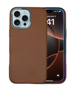 Luxury Leather MagSafe Case with Smooth Texture for iPhone