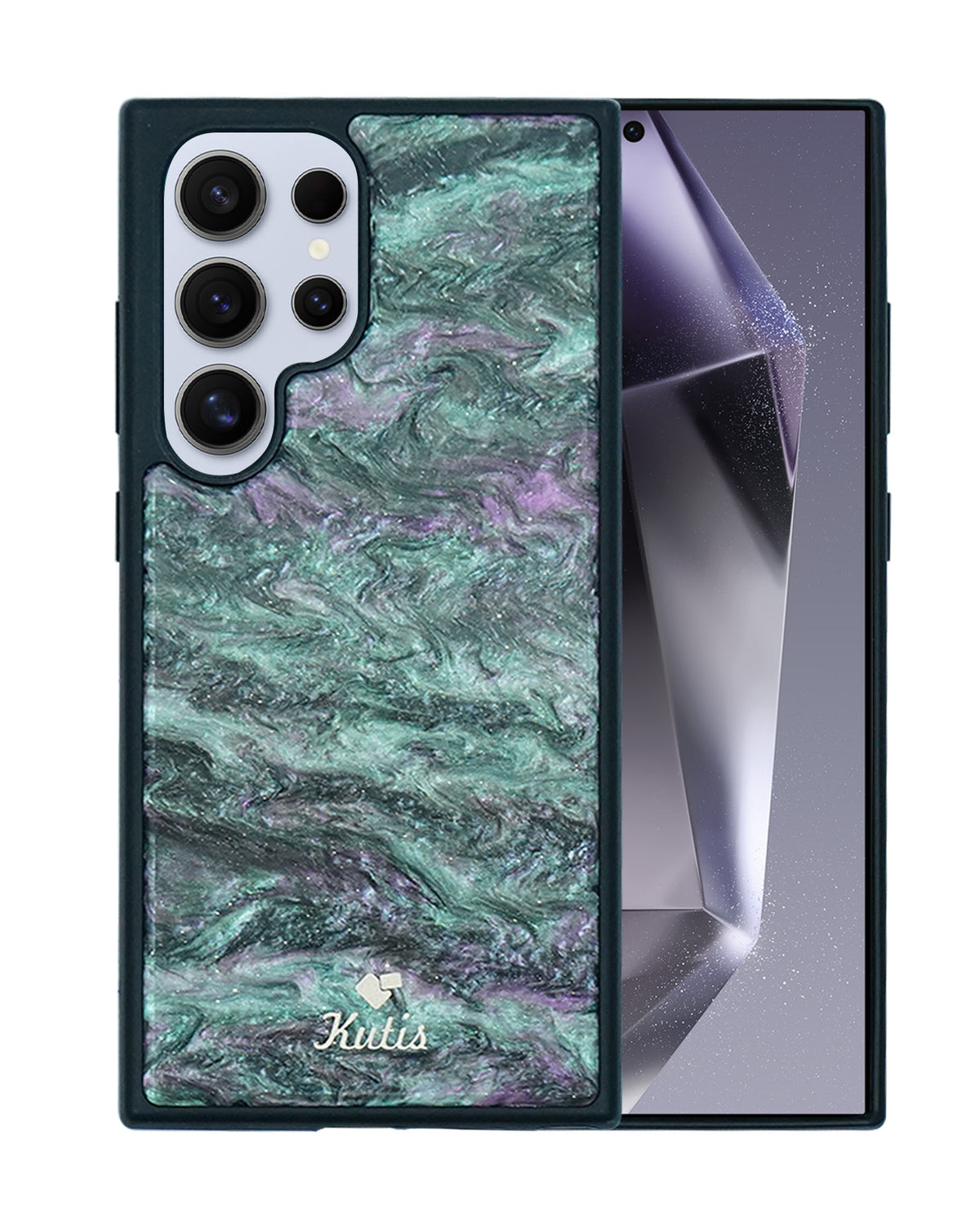 Kutis Premium Marble-Style Case for Samsung Galaxy S24 Ultra - Sleek & Elegant Protection
