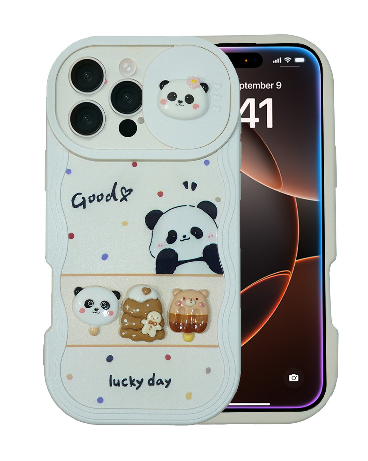 Adorable Stylish Perfect for Girls Fancy Cute Case for iPhone 16 Pro