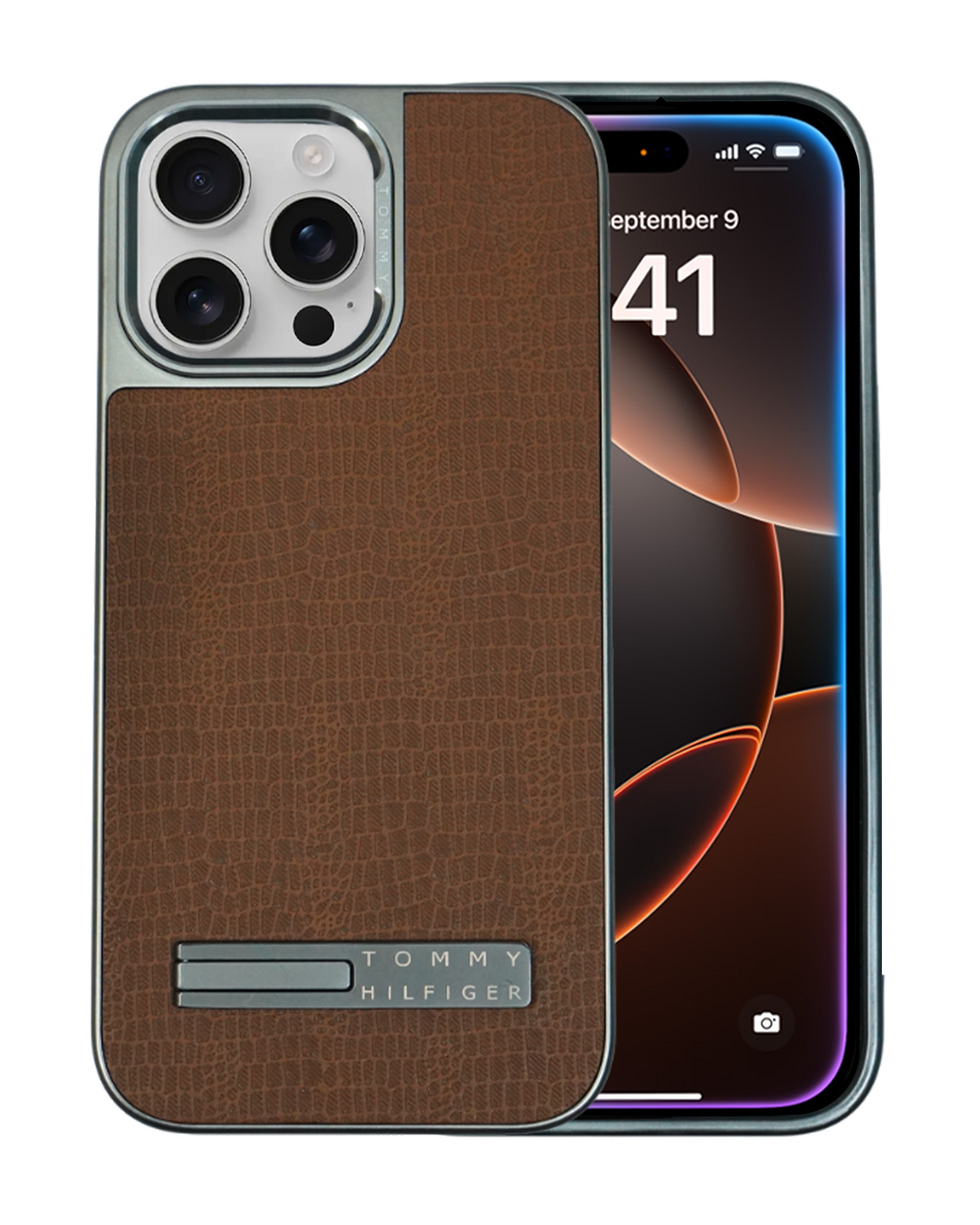 Tommy Hilfiger Premium Protection and Timeless Elegance Leather Case for iPhone