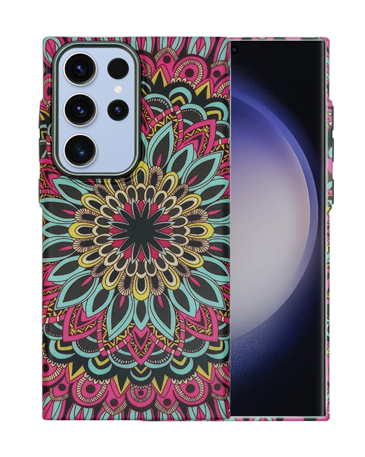 Vibrant Ethnic Pattern Case for Samsung S23 Ultra – Full Protection with Slim Design