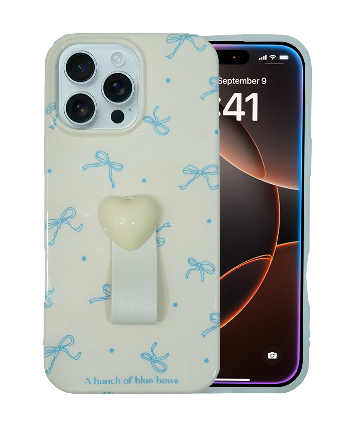 Adorable Stylish Perfect for Girls Fancy Cute Case for iPhone 16 Pro