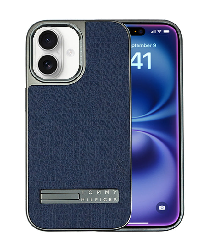 Tommy Hilfiger Premium Protection and Timeless Elegance Leather Case for iPhone
