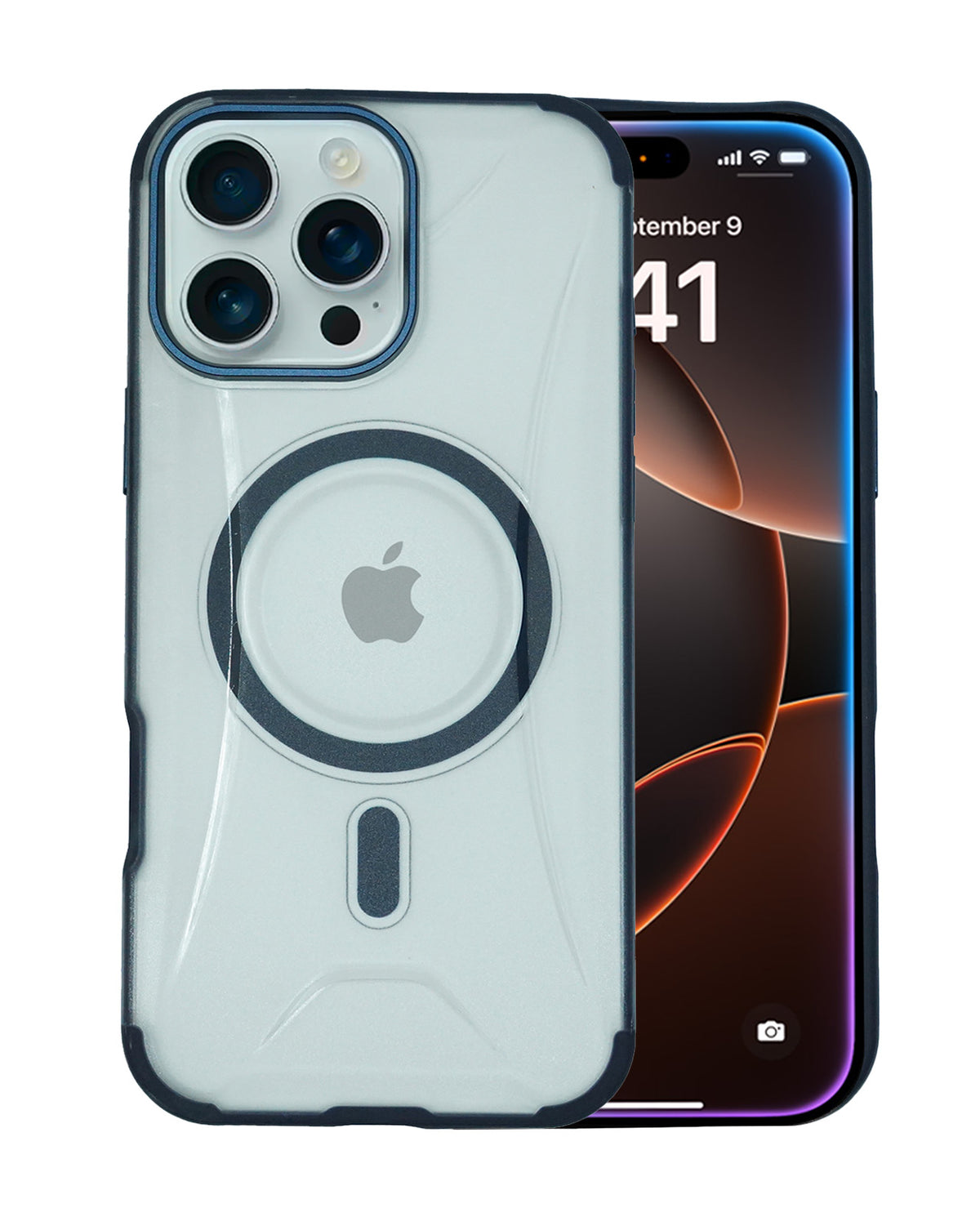 Transparent MagSafe Case with Shockproof Protection for iPhone 16 Pro