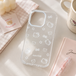 Transparent Kitty Star Case