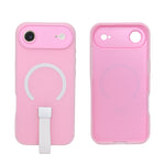 Frosty Matte with Silicone Finger Loop Phone Case for iPhone 17 Air