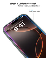 Stylish Durability Acrylic Corrugated Lines Skin Feel Case For iPhone 16 Pro
