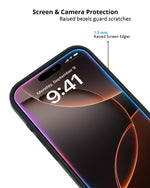 Stylish Durability Acrylic Corrugated Lines Skin Feel Case For iPhone 16 Pro