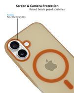 Frosted Translucent MagSafe Silicone Case for iPhone 16 Plus