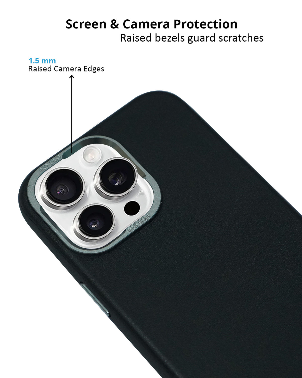 Luxury Leather MagSafe Case with Smooth Texture for iPhone