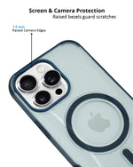 Transparent MagSafe Case with Shockproof Protection for iPhone 16 Pro