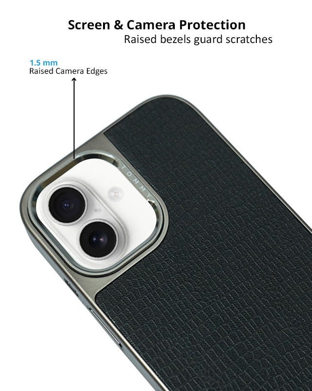 Tommy Hilfiger Premium Protection and Timeless Elegance Leather Case for iPhone