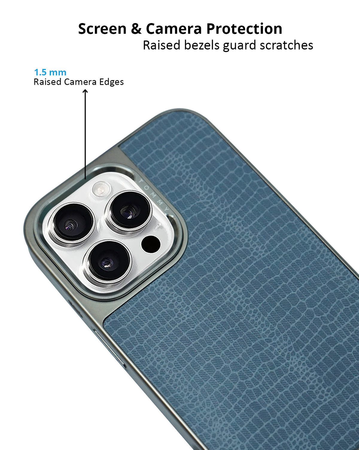 Tommy Hilfiger Premium Protection and Timeless Elegance Leather Case for iPhone