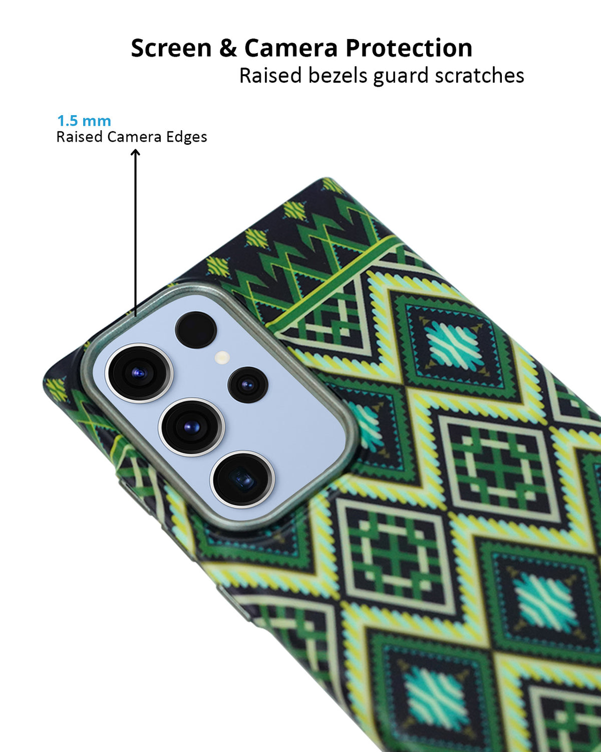 Vibrant Ethnic Pattern Case for Samsung S23 Ultra – Full Protection with Slim Design