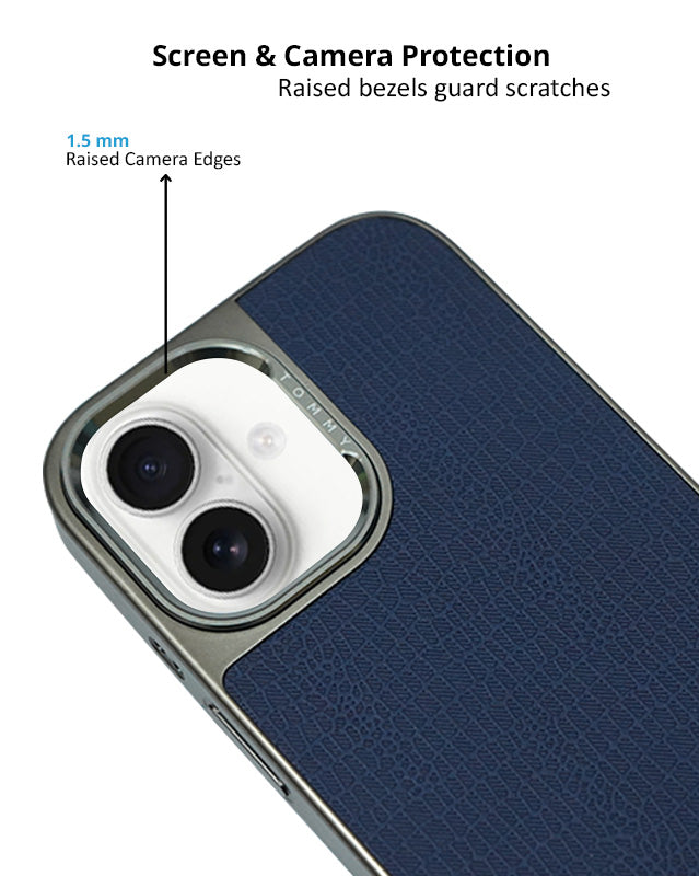 Tommy Hilfiger Premium Protection and Timeless Elegance Leather Case for iPhone