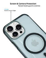 Transparent MagSafe Case with Shockproof Protection for iPhone 16 Pro