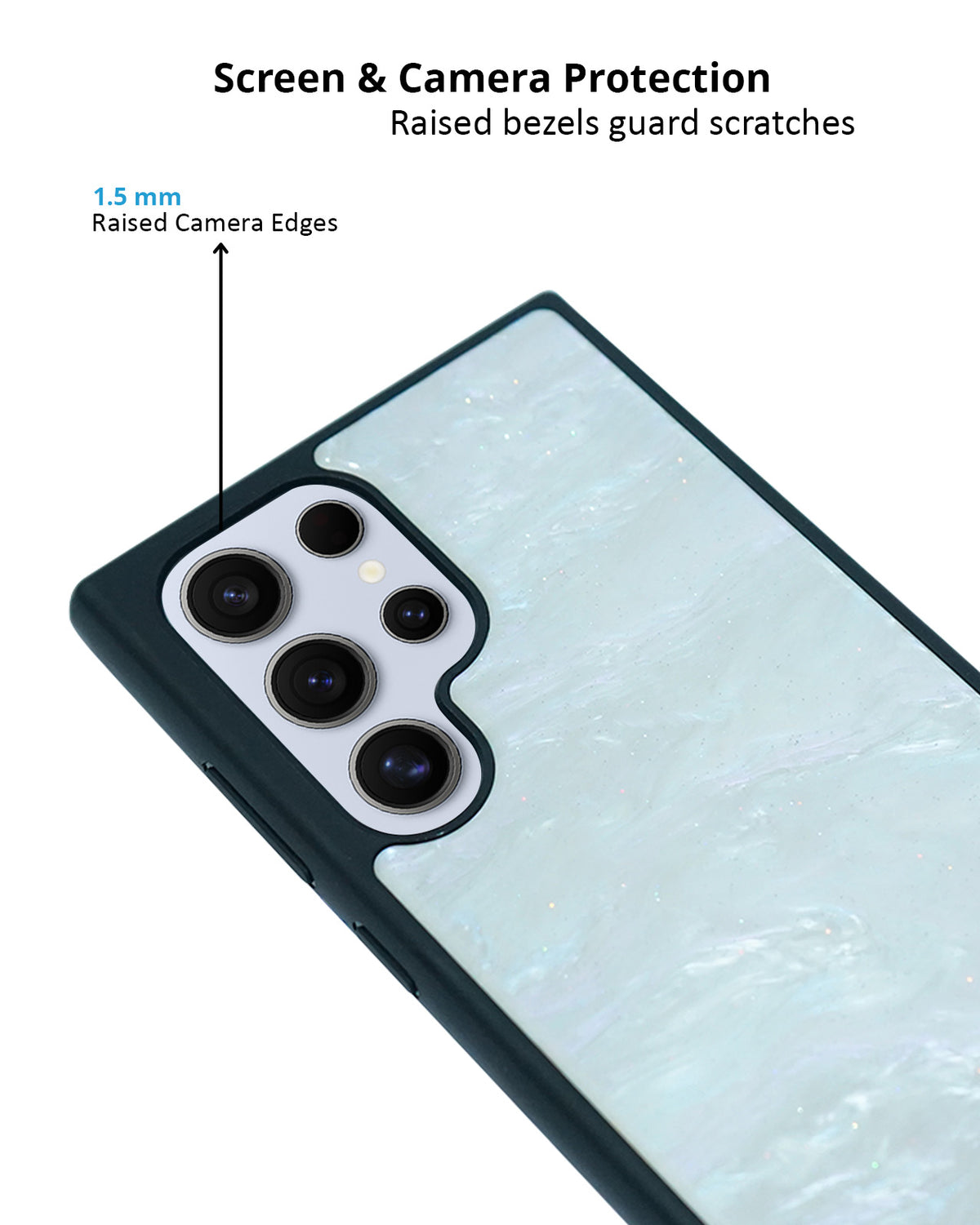 Kutis Premium Marble-Style Case for Samsung Galaxy S24 Ultra - Sleek & Elegant Protection