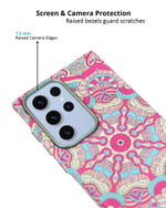 Vibrant Ethnic Pattern Case for Samsung S23 Ultra – Full Protection with Slim Design