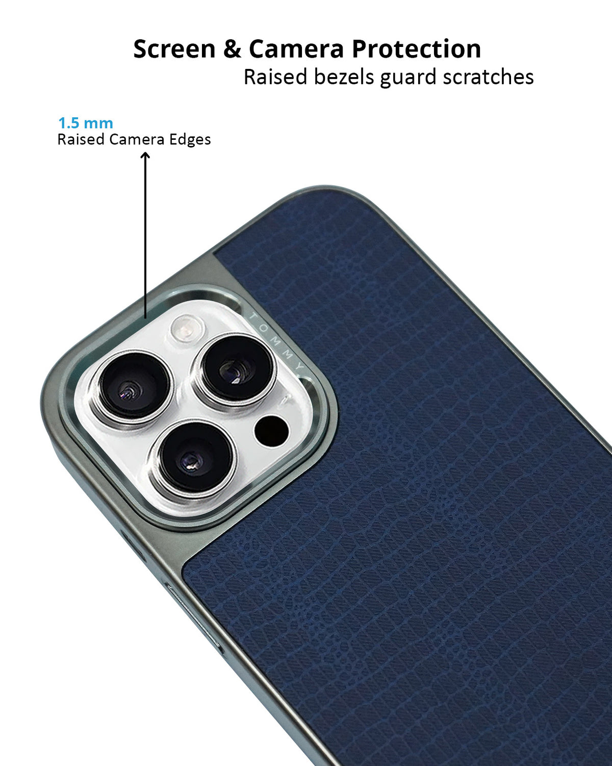 Tommy Hilfiger Premium Protection and Timeless Elegance Leather Case for iPhone