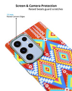 Vibrant Ethnic Pattern Case for Samsung S23 Ultra – Full Protection with Slim Design