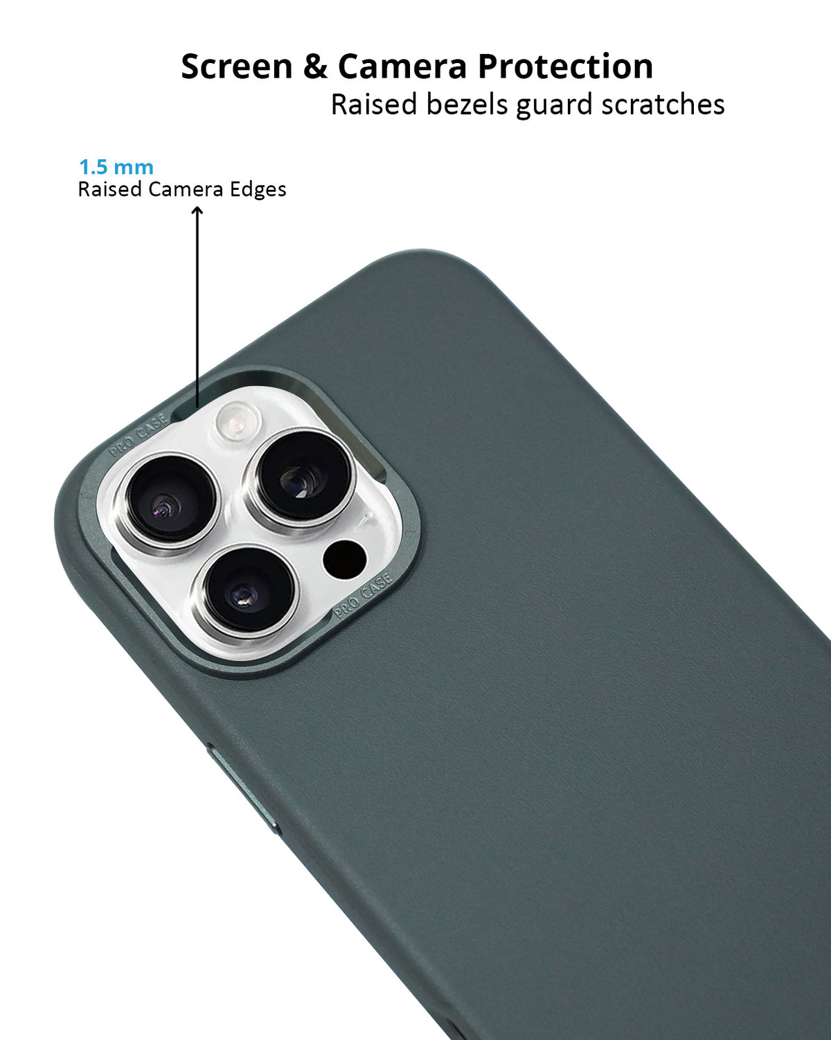 Luxury Leather MagSafe Case with Smooth Texture for iPhone