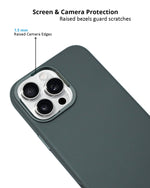 Luxury Leather MagSafe Case with Smooth Texture for iPhone