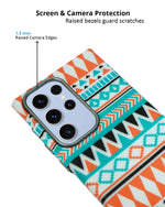 Vibrant Ethnic Pattern Case for Samsung S23 Ultra – Full Protection with Slim Design