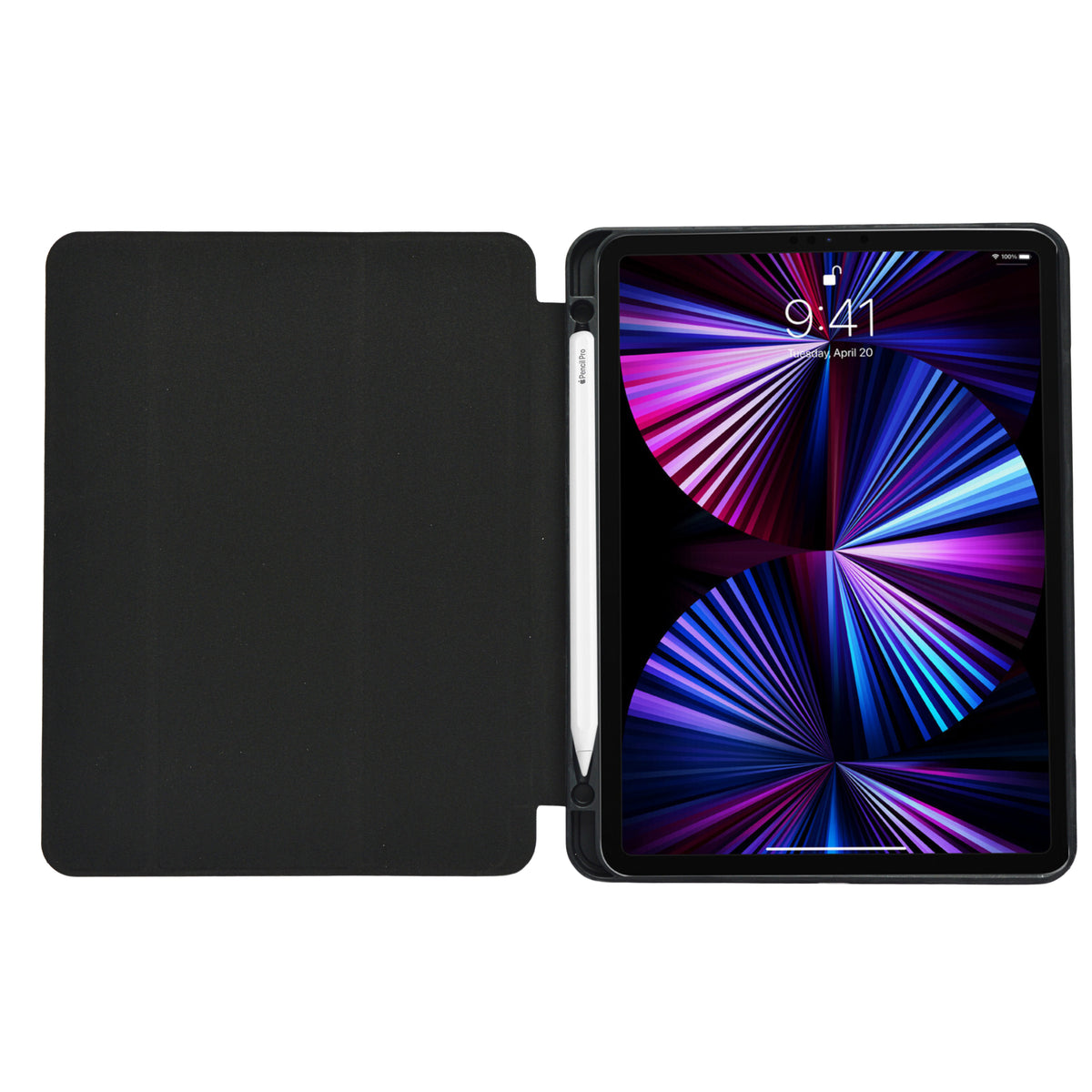 Trifold Stand Smart Folio Case with In-Built Pen Holder for iPad Pro 11