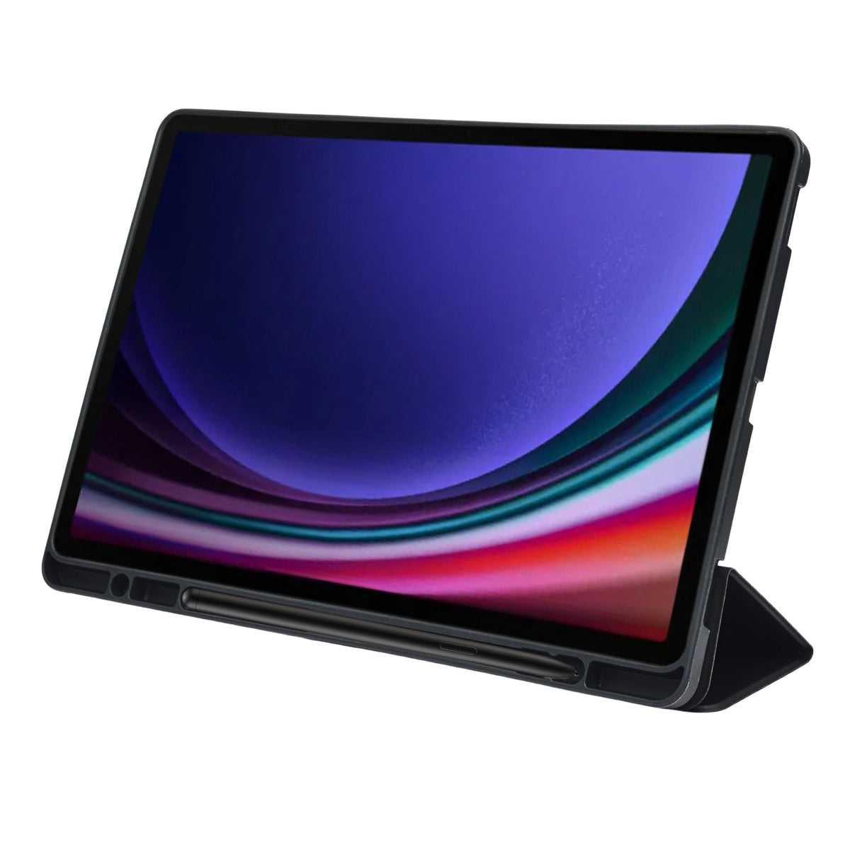 Trifold Smart Folio Case with Pencil Slot for Samsung Galaxy Tab S9+ / S9 FE+