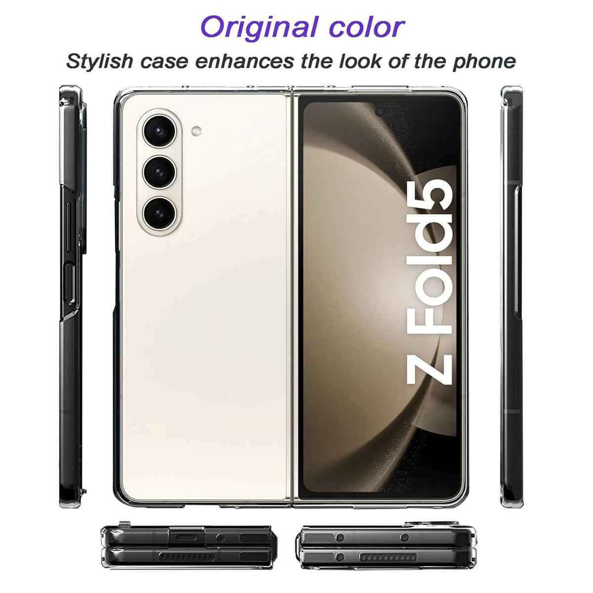 Ultra-Clear Anti-Yellow Durable & Sleek Protection Slim Hard Case for Samsung Fold Series