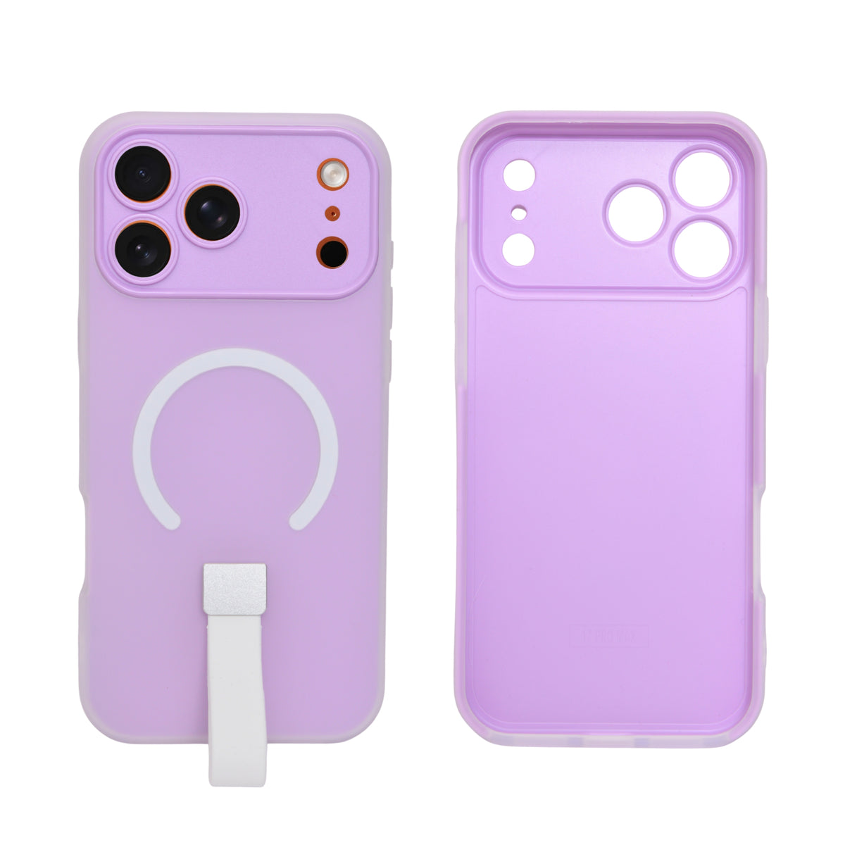 Frosty Matte with Silicone Finger Loop Phone Case for iPhone 17 Pro