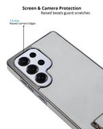 Leather MagSafe Magnetic Kickstand Case for Samsung Galaxy S25 Series