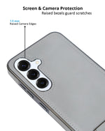 Leather MagSafe Magnetic Kickstand Case for Samsung Galaxy S25 Series