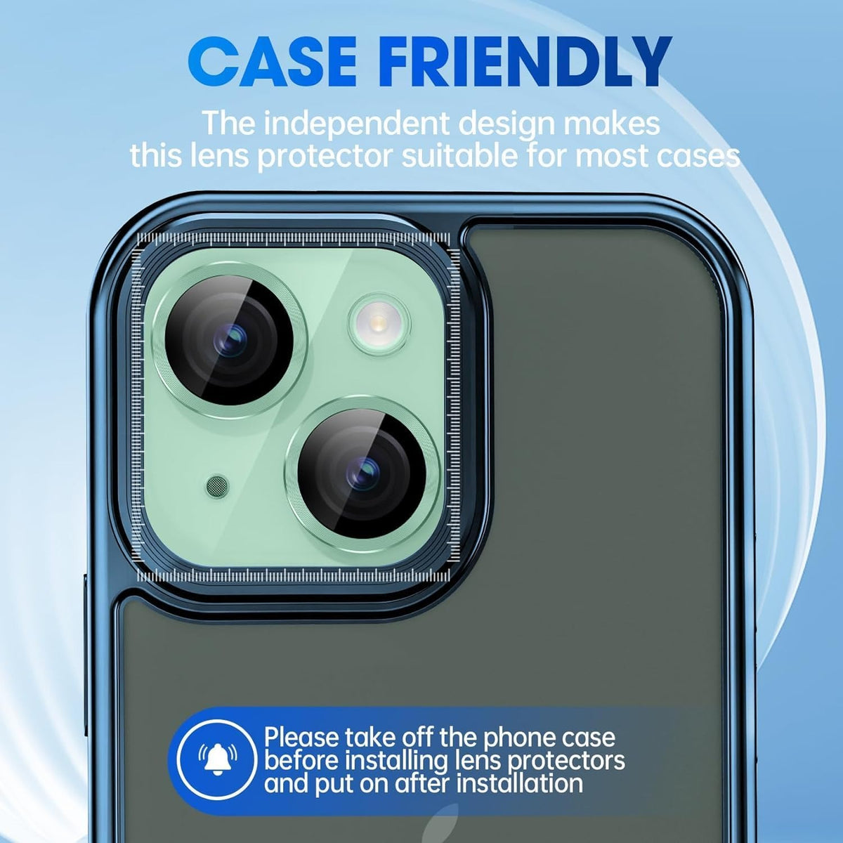 Tempered Glass Camera Lens Protector for iPhone 13 mini