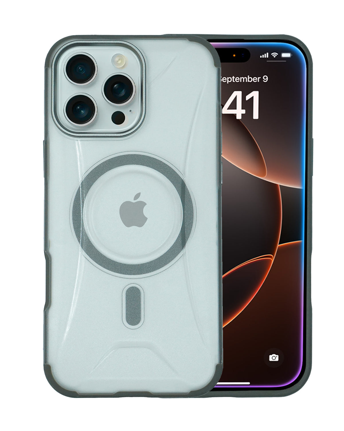 Transparent MagSafe Case with Shockproof Protection for iPhone 16 Pro