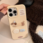 Puffy Dachshund Charm Matte Case