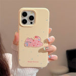 3D Puffy Pink Cat Matte Case