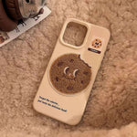 Embroidered Chocolate Cookie Patch Matte Case