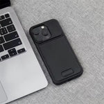 Luxury Metal Series Magsafe Leather Phone Case for iPhone 16 Pro
