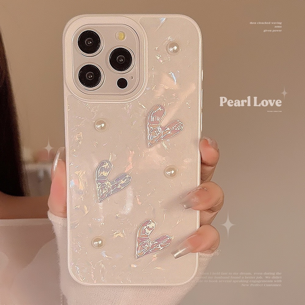 Crystal Pearl Love Case