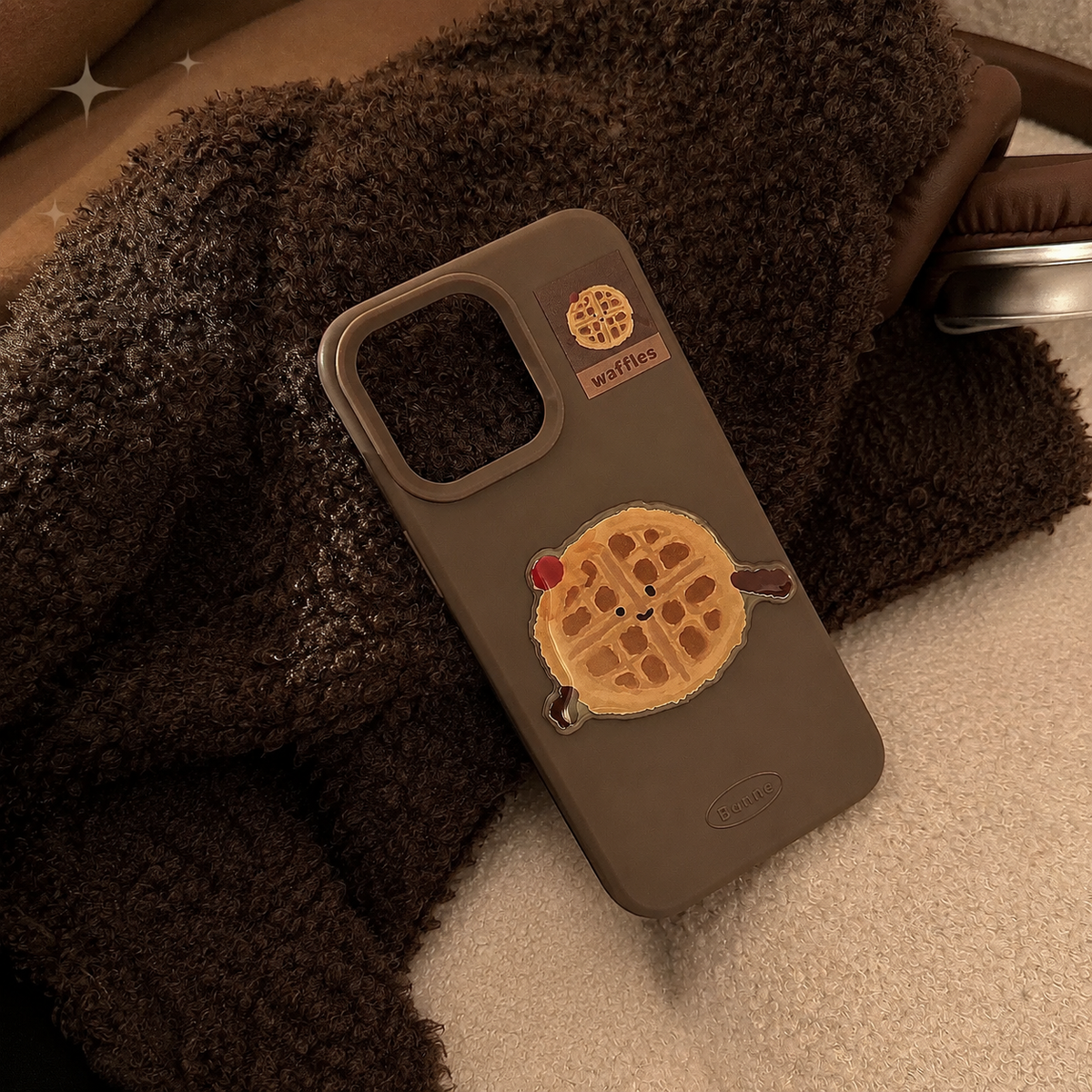 3D Puffy Waffle Matte Case